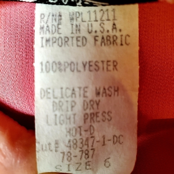 Draper & Damon's Pink Orange Button Front Blouse - Picture 6 of 7